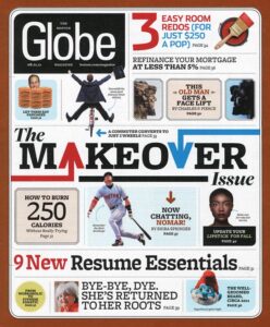 Boston Globe Magazine cover